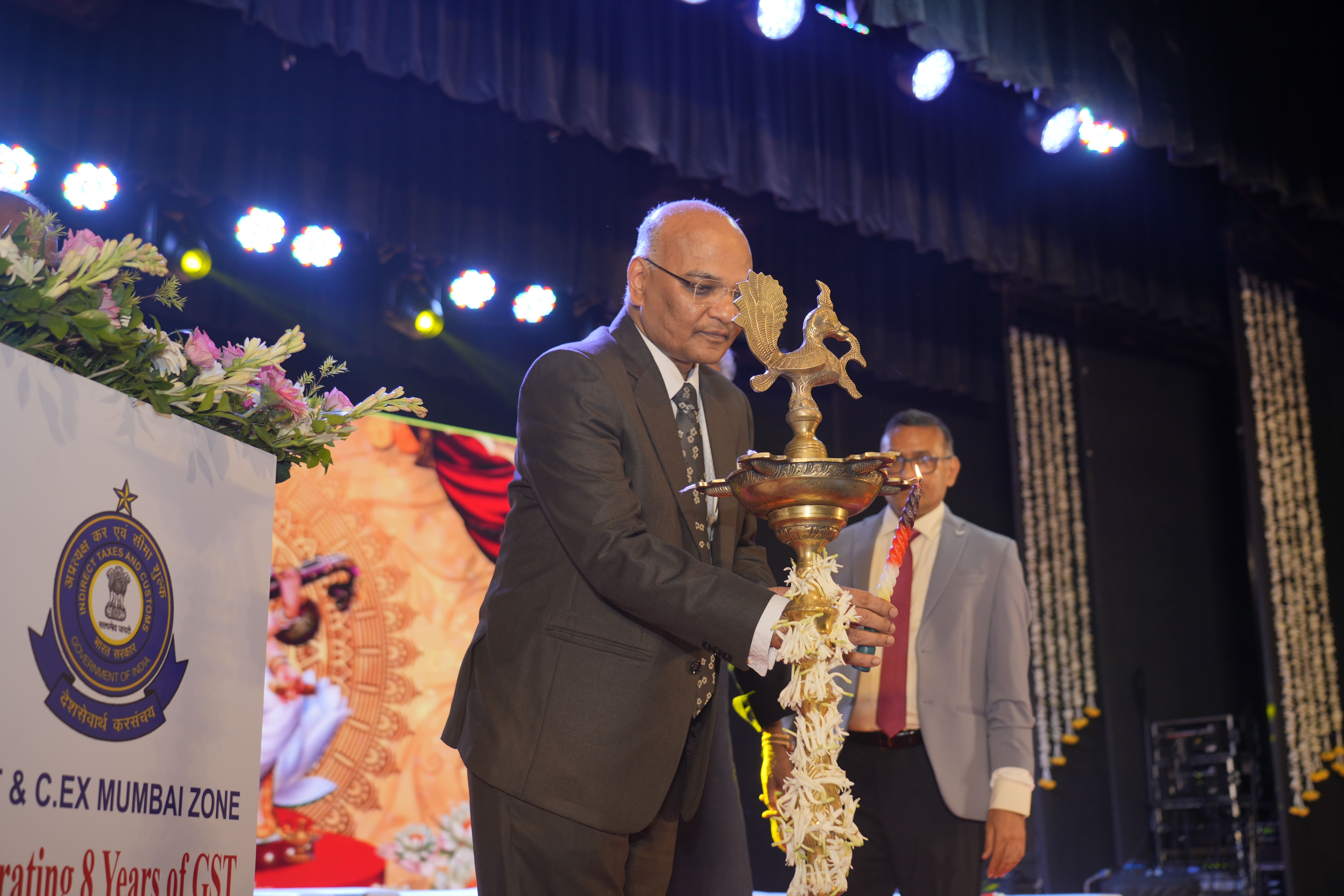 Officials gathered at GST Day celebration event